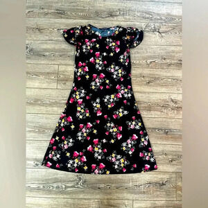 French connection floral long xs or size 0 dress